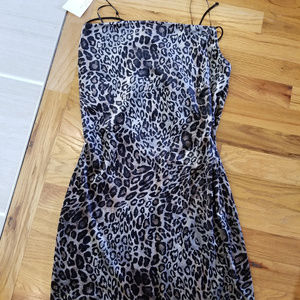 Leopard Mini Mini Dress - small - HOT!